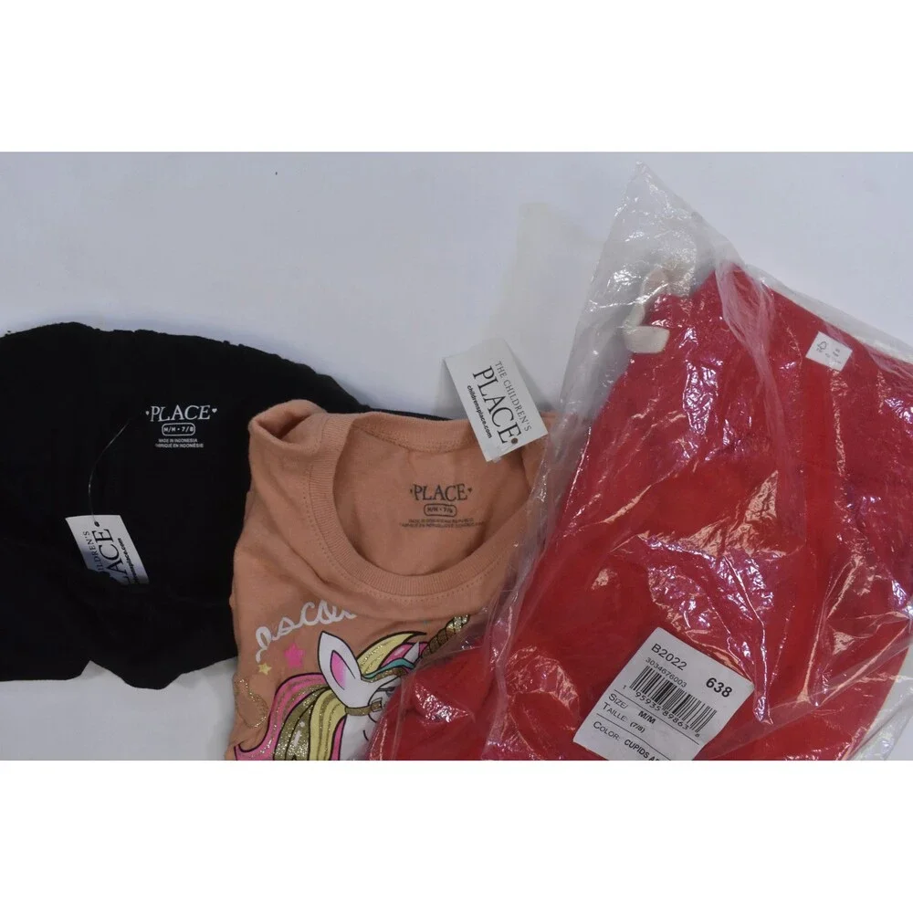 The Childrens Place Bulk Lot Of 10 Girls Size Medium 7/8 Mix Season Tops Bottoms